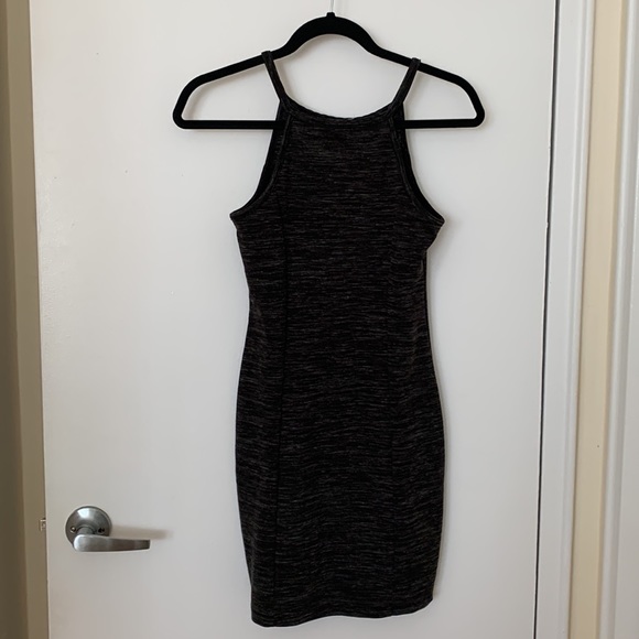 Garage Black Heathered Dress - Picture 2 of 3